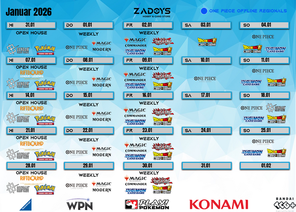 events-turniere-januar-zadoys-pokemon-magic-yugioh-dragon-ball-super-digimon-one-piece-battle-spirits-saga