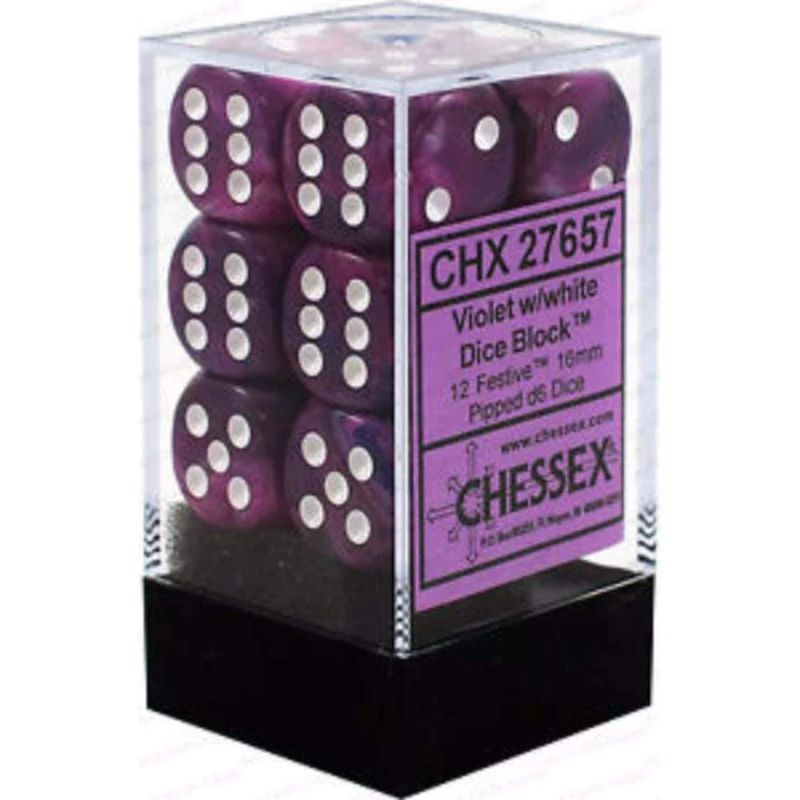chessex-festive-16mm-d6-with-pips-dice-block-12-dice-violet-white_1