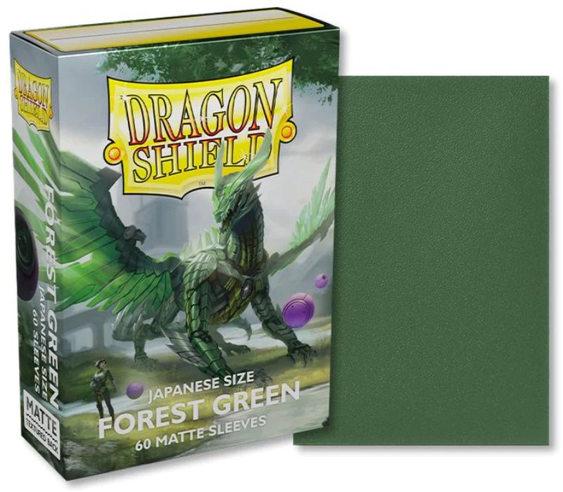       dragon-shield-small-sleeves-matte-forest-green-60-box
