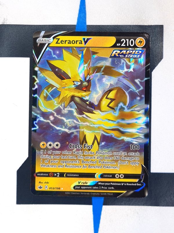 pokemon-karte-Zeraora-v-ultra-rare-chilling-reign-englisch