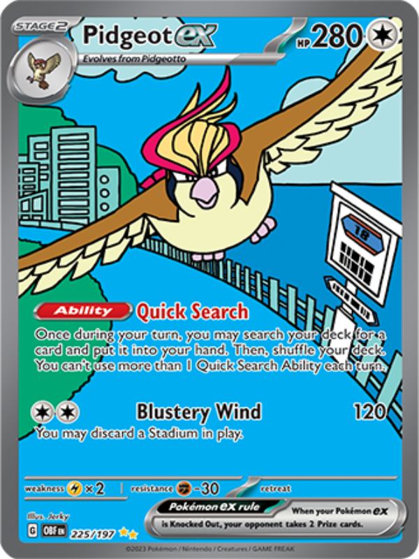 pokemon-scarlet-violet-obsidian-flames-pidgeot-ex-special-illustartion-rare-225-englisch