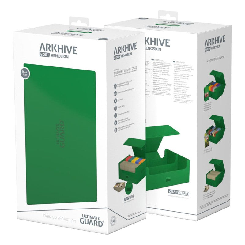 ultimate-guard-arkhive-800-xenoskin-monocolor-gruen-verpackung-seite