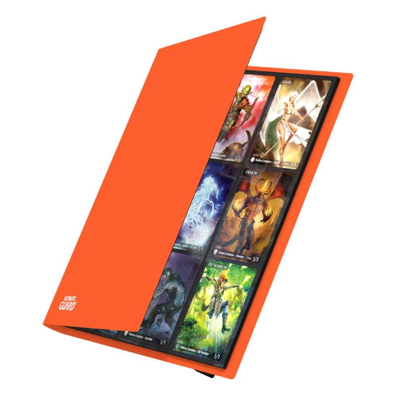 ultimate-guard-flexxfolio-360-18-pocket-orange-seitlich-offen