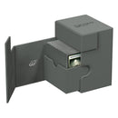 ultimate-guard-flip-n-tray-133-xenoskin-monocolor-grau-deck-fach-offen