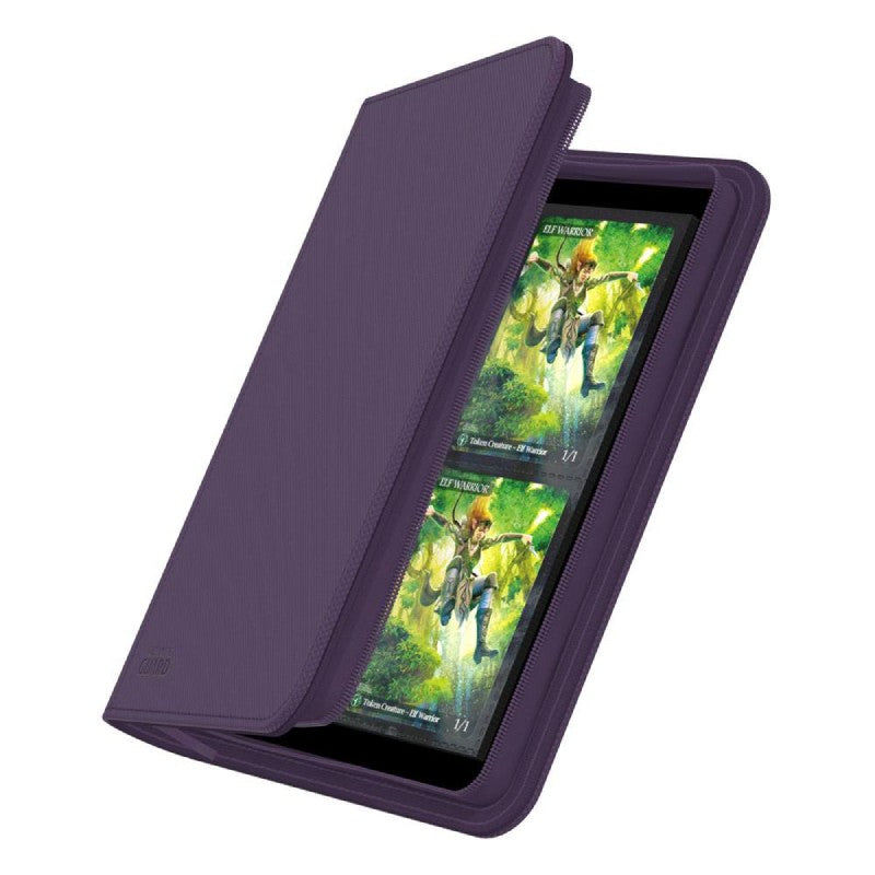 ultimate-guard-zipfolio-160-8-pocket-xenoskin-violett-seite-offen