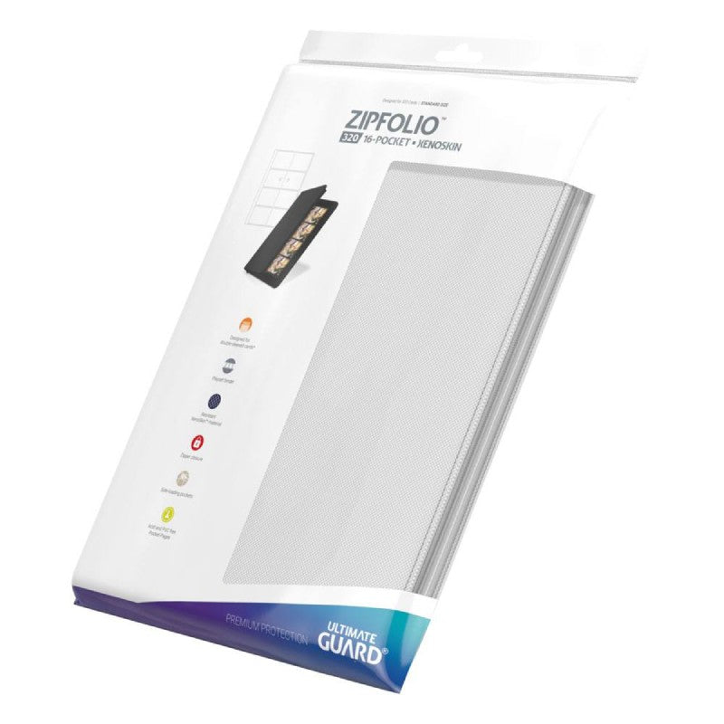 ultimate-guard-zipfolio-320-16-pocket-xenoskin-weiss-verpackung