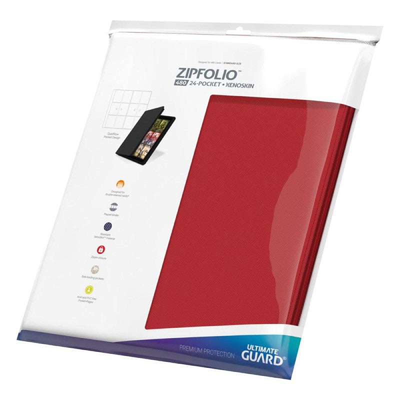 ultimate-guard-zipfolio-480-24-pocket-xenoskin-quadrow-rot-verpackung