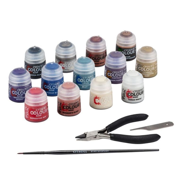 warhammer-40k-paints-tools-set