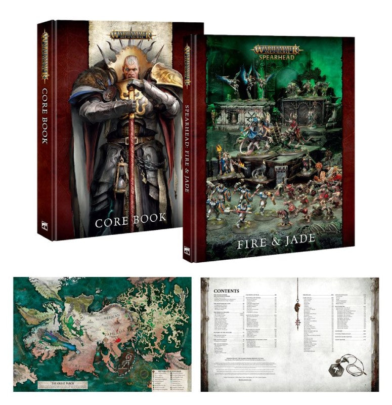 warhammer-age-of-sigmar-skaventide-and-exclusive-objective-markers-aos-core-book-and-spearhead-fire-and-jade-book-englisch