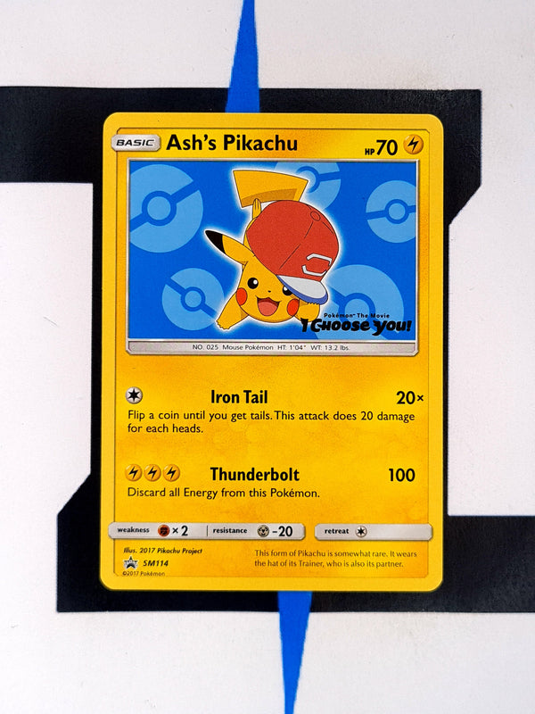 Ash's Pikachu SM114 EN NM