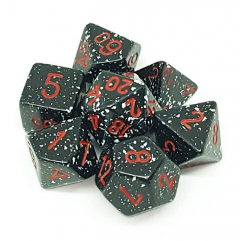Chessex Speckled Polyhedral 7-Würfel Set - Space