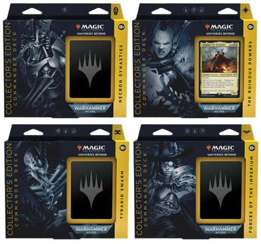 Commander Warhammer 40K Premium Deck Display (4 Decks) EN