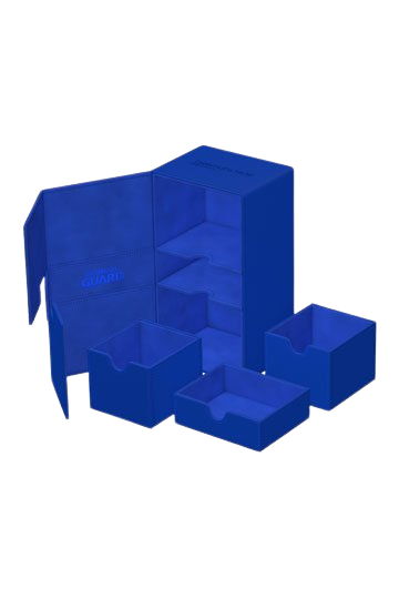 Ultimate Guard Twin Flip`n`Tray 200+ XenoSkin Monocolor Blau