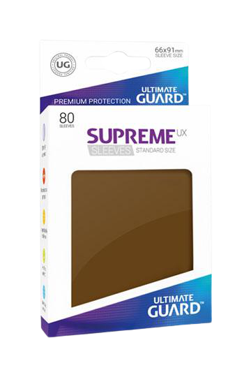 Ultimate Guard Supreme UX Sleeves Standardgrösse Braun (80)